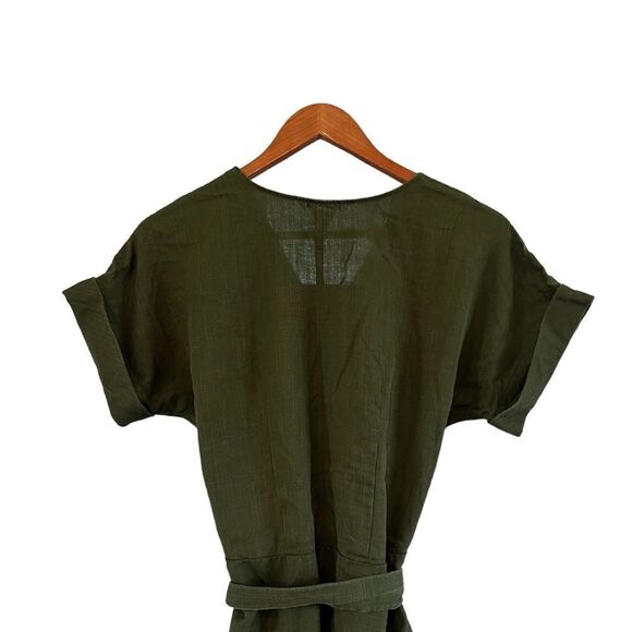 3 for $30! Ann Taylor green 100% lyocell button down top - Picture 7 of 7